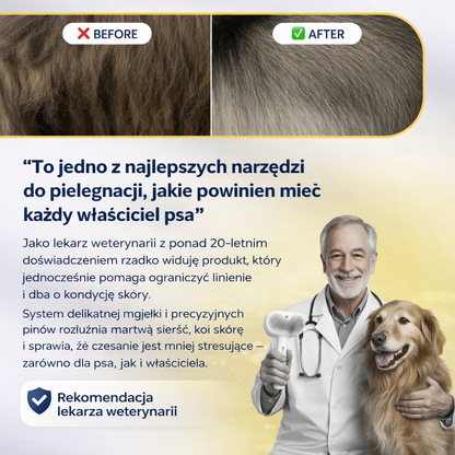 Parowa Szczotka do Sierści Psa i Kota PetLush™